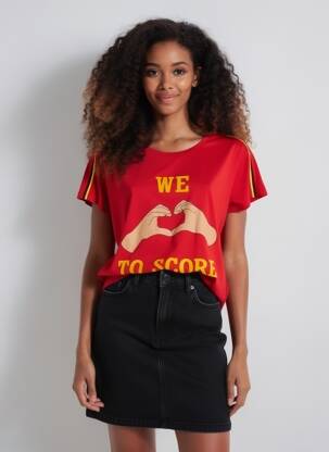 Tricou roșu ZEB STYLE LAB  femeie