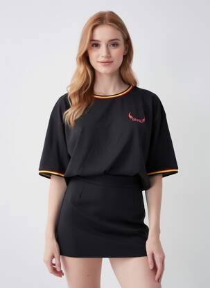 Tricou negru ZEB STYLE LAB  femeie