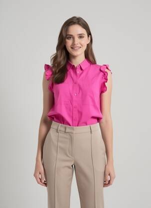 Cămașă roșu VERO MODA femeie