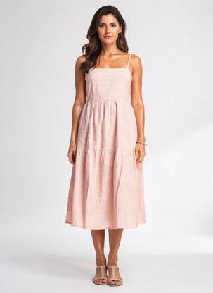 Rochie scurtă guler rotund portocalie VERO MODA femeie