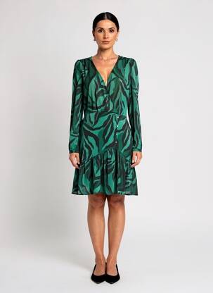Rochie scurtă verde MORGAN femeie