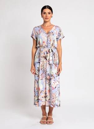 Rochie scurtă violet GARCIA femeie