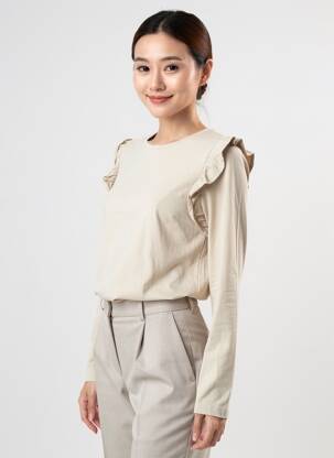 Tricou gri MANGO femeie