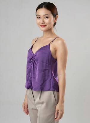 Top violet MORGAN femeie