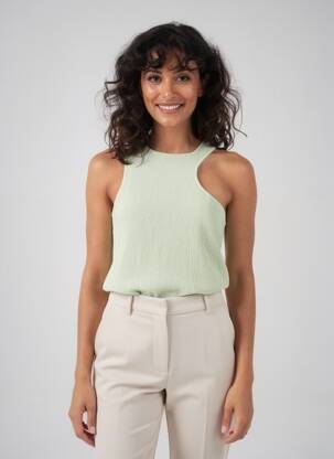 Maiou fără mâneci fără mâneci verde VERO MODA femeie
