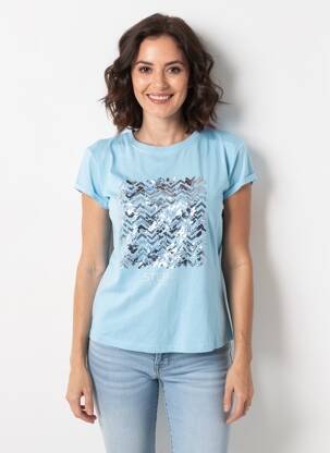 Tricou albastru STREET ONE femeie