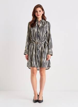 Rochie midi negru MANGO femeie