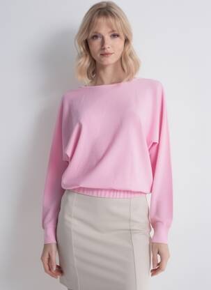 Pulover roz VERO MODA femeie
