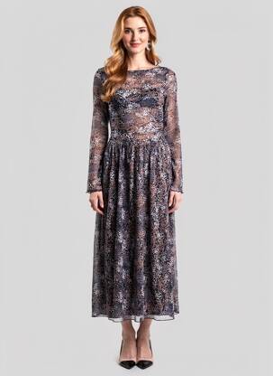 Rochie lungă albastru ESPRIT femeie