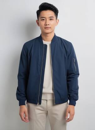 Geacă albastru JACK & JONES bărbat