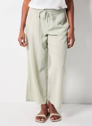 Pantalon larg verde STREET ONE femme