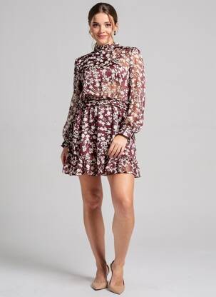 Rochie scurtă roșu MANGO femeie