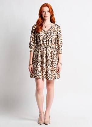 Rochie lungă mâneci lungi mâneci lungi bej JACQUELINE DE YONG femeie