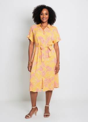 Rochie scurtă galben VERO MODA femeie