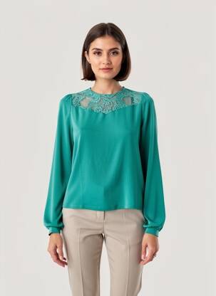 Top verde VERO MODA femeie