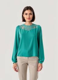 Top verde VERO MODA femeie