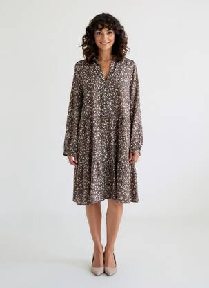 Rochie midi negru GARCIA femeie