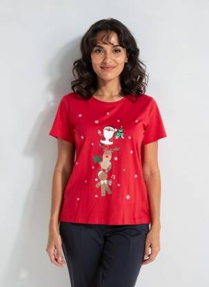 Tricou roșu ONLY femeie
