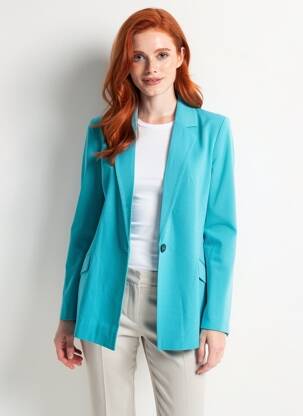 Sacou guler tip costum verde VERO MODA femeie