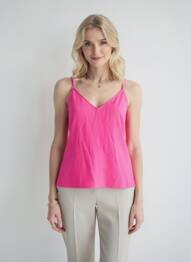 Top guler în v roz VERO MODA femme