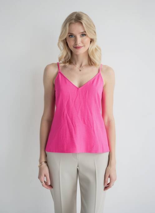 Top guler în v roz VERO MODA femme