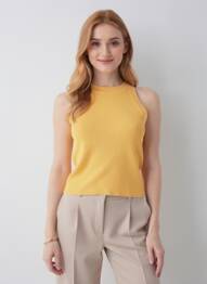 Maiou fără mâneci fără mâneci portocaliu VERO MODA femeie