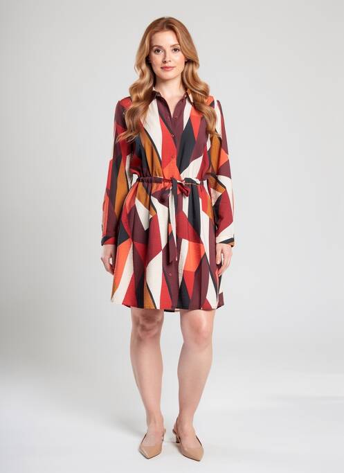 Rochie midi maro VERO MODA femme