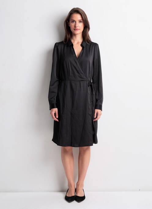 Rochie midi mâneci lungi mâneci lungi negru VERO MODA femme