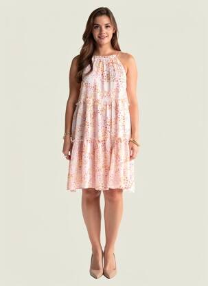 Rochie scurtă fără mâneci fără mâneci alb VERO MODA femeie
