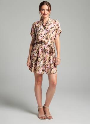 Rochie scurtă roz VERO MODA femeie