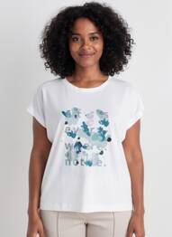 Tricou alb S.OLIVER femeie