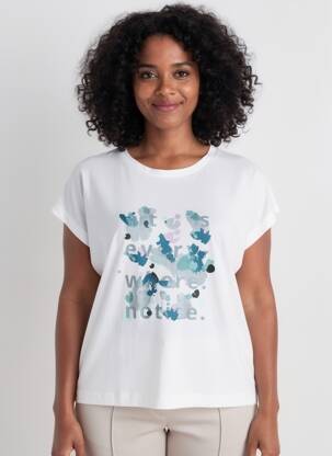 Tricou alb S.OLIVER femme