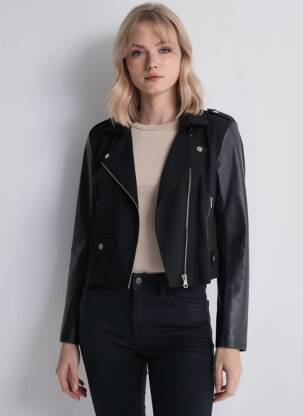 Jachete casual negru ONLY femeie