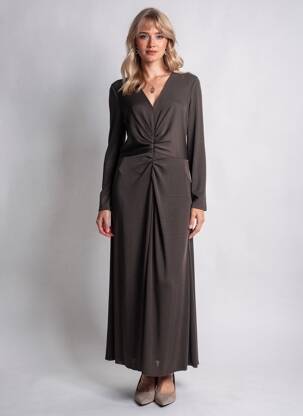 Rochie lungă negru LE TEMPS DES CERISES femeie