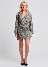 Rochie scurtă negru MOLLY BRACKEN femme