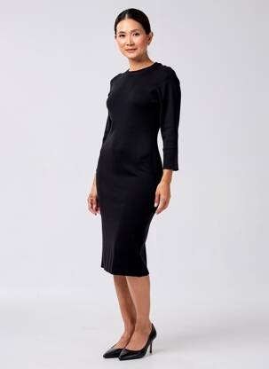 Rochie pulover negru ZABAIONE femeie
