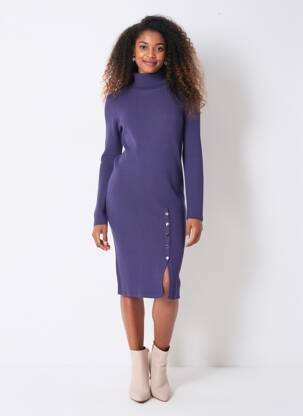 Rochie pulover albastru VERO MODA femeie