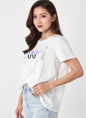 Tricou alb STREET ONE femme