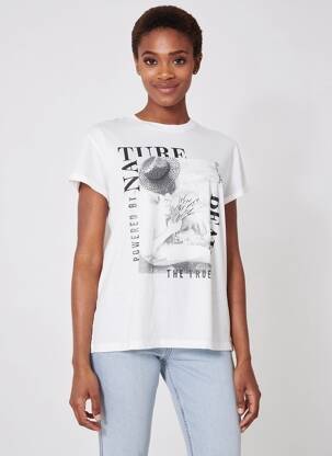 Tricou alb STREET ONE femeie