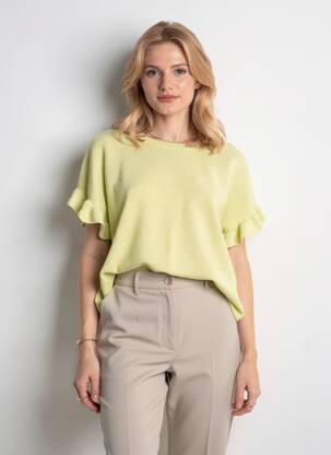 Tricou mâneci scurte mâneci scurte verde ONLY femeie