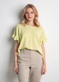 Tricou mâneci scurte mâneci scurte verde ONLY femme