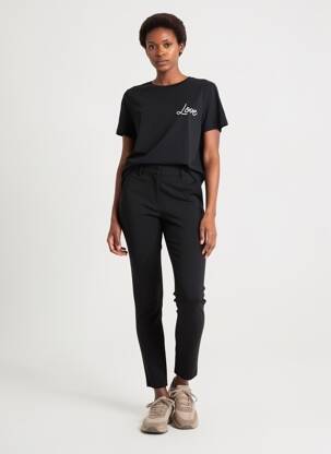 Tricou croială dreaptă negru VERO MODA femeie