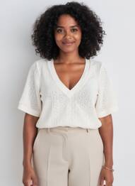 Tricou bej VILA femme