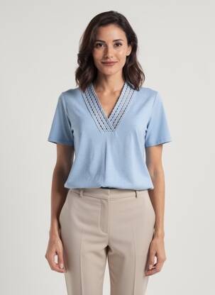 Tricou albastru GARCIA femeie