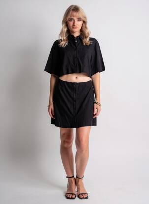 Rochie scurtă negru ONLY femeie