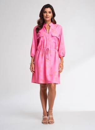 Rochie lungă roz BELLITA femeie