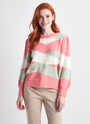Pulover mâneci 3/4 portocalie VERO MODA femeie