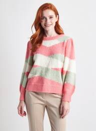 Pulover mâneci 3/4 portocaliu VERO MODA femeie