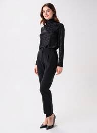 Tricou negru MOLLY BRACKEN femeie