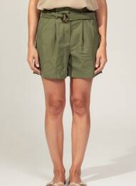 Șort verde NAF NAF femme